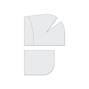 YOMDID 2pcs Lovely Shoulder Bag Sewing Templates DIY Fresh & Vivid Color Crossbody & Handbag Quilting Stencils PET Templates