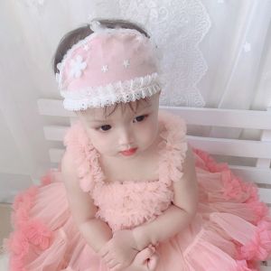 Baby Girl Summer Spring Hat 0-6 Months Old Cotton Empty Top Cap Infant Head Protection Band Outing Short Brim Casual Style