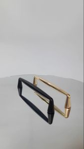 Etivo B32 Pull Bar Handle Black Gold Tarikan Laci Hitam Gagang Pintu Lemari