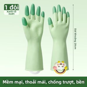 DINGQING | Găng Tay Rửa Chén Chống Nước Không Trượt An Toàn Thực Phẩm