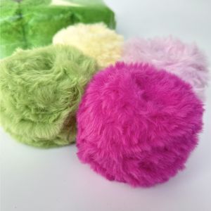 50g/ม้วน Faux FUR เส้นด้าย Mink Wool CASHMERE สําหรับถักมือถักโครเชต์เสื้อกันหนาวด้ายเสื้อผ้าเด็กผ้าพันคอ Fluffy Mink เส้นด้าย