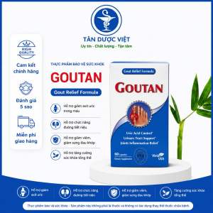 Goutan gút Giúp giảm đau chống viêm khớp Hỗ trợ xương khớp Thực phẩm chức năng Sức khỏe