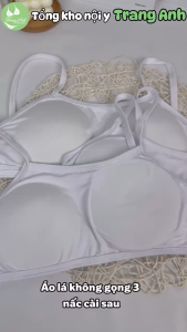 Áo Lá Học Sinh Cấp 2 Có Đệm Mút Mỏng Áo Lót Không Gọng 3 Móc Cài Sau Size 38-53Kg AL1106 (BRA HỌC SINH CÀI MÓC)