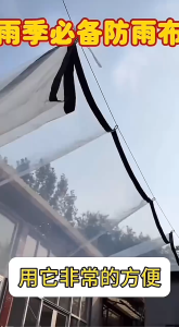 "Terpal Plastik Bening Transparan Plastik UV Green House Tanaman Teras Mobil Penutup Gudang Gazebo Barang 2x2m3x2m "