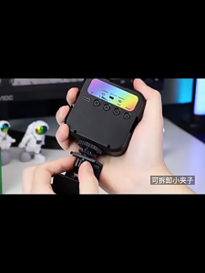 Đèn Fill Light Mini 3 Màu – Gắn Clip Chỉnh Góc Linh Hoạt Dùng Cho Livestream TikTok Tương Thích Mọi Điện Thoại