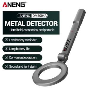 ANENG | Portable Metal Detector ANENG DM3004A High Sensitivity Body Search Handheld Security Intelligently Adjust Objects Distance Tools