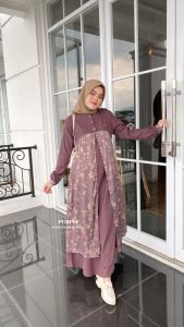 ARISHA DRESS - BAHAN ARMANY SILK MIX SHAKILA