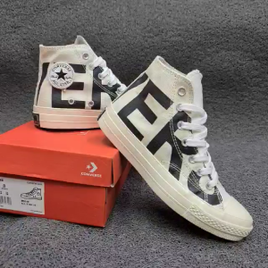 OBRAL SEPATU SNEAKERS CONVERSEEE 70S HIGH SABLON CREAM BIG LOGO SOL GLOSSY 38-43