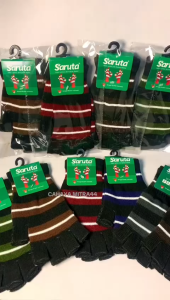 Sarung Tangan Setengah Jari Saruta Belang Garis – Warna Random