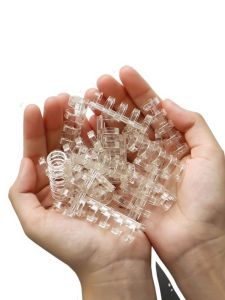 Five-Hole Segmented Plastic Binding Rings