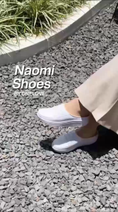 ONE LOVE NAOMI SEPATU BUSTONG WEDGES MULES WANITA