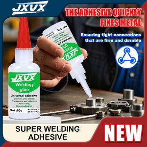 LOOLIFL 50g High Strength Welding Oily Super Glue Universal Clear Non-Marking Repair Adhesive Instant Glue Strong Fast Super Glue For resins ceramics metals glass plastics wood with precision dispenser.