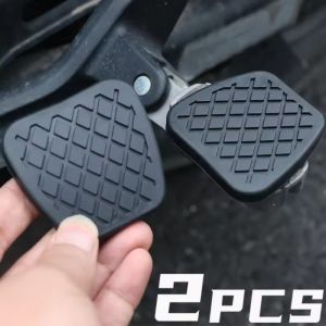 2PCS Car Rubber Brake Clutch Foot Pedal Pad Covers Non-Slip for Honda CRV CR-V 3th Gen RD4-RD9 RE1-RE5 RE7 2002-2011 Accessories