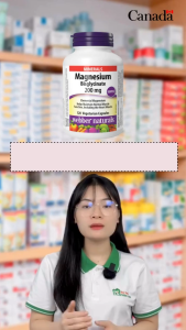 [Chính Hãng] Viên uống Magie Bisglycinate Webber Naturals 200mg hỗ trợ xương khớp giúp ngủ ngon giảm căng thẳng