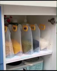 [HCM] Túi Đựng Thực Phẩm Trong Suốt Dày Dặn Chống Ẩm / Côn Trùng Tiện Dụng -Cozy520