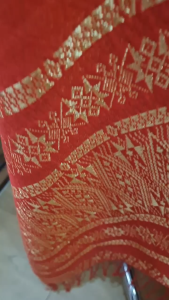 Promo tumtuman kombinasi kristal songket + selendang kain tenun mewah elegan / buruan sebelum kehabisan