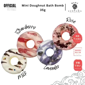 🌸SENTAKU🌸Donut Bath Bomb Foot Bomb Set 35g/pcs Bath Gift set🥯🥯🥯