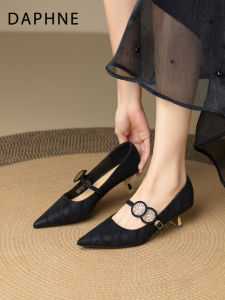 Daphne | Black Comfortable Elegant Pointed Toe High Heels for Summer New