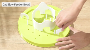 Pet Bowl Cat Slow Feeder Bowl Maze Anti-choking Training Toy Pet bowl Feeder For Dogs Cats