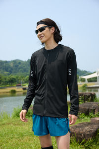 Su Dong Outdoor Quick-Drying Long T-shirt Sports Sweatshirt Cycling Clothing Elastic Fabric Quick-Drying Zipper Cardigan S877