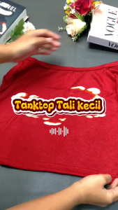 Tanktop Tali Kecil | Tengtop wanita | Singlet | Tank top
