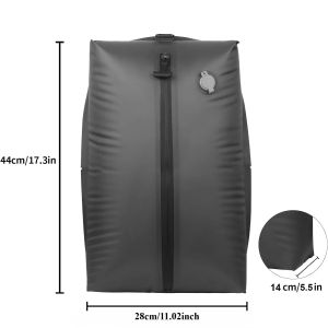 17L Vacuum Compression Bag with Air Pump Reusable Travel Storage Bag Outdoor Compression Backpack Luggage Bag