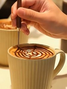 MONZA อุปกรณ์วาดลายกาแฟ เข็มวาดกาแฟ แบบหัวเข็ม 2 in 1 No.Y2073