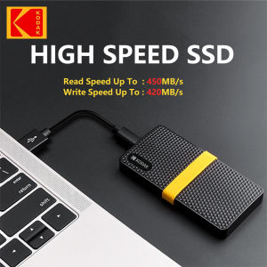 Kodak X200 Portable SSD 2TB 1TB USB 3.1 Type C External Drive Hard Disk 512GB 256GB Solid State Drive For PS4 Laptop Macbook PC