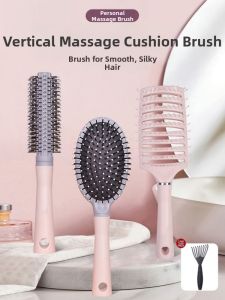 Ladies Hair Styling Brush Massage Scalp Airbag Hair Comb Home Use Volumizing Curling Brush Portable Personal Care Tool