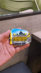 Fridge Tempelan Magnet Kulkas Souvenir Negara Italia Itali Italy Vatikan City 11-119