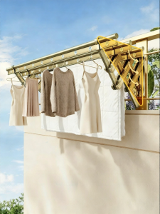 MINGZHI | Extendable Foldable Push-Pull Clothes Drying Rack