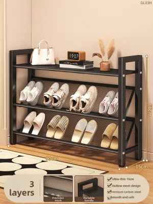 JIAJIESHI | Ultra-thin Slim Narrow Multilayer Shoe Rack