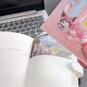 Sanrio | Sanrio Eye-Friendly Highlighter 6-Piece Set (Kuromi My Melody) — Soft-tone soft-tip markers high-capacity cute stationery