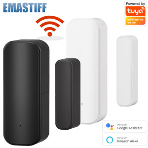eMastiff | WiFi Door Sensor Smart Home Open Close Detector Smartlife App Control Notification Compatible with Tuya Smart Alexa Google Home