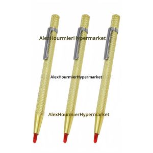 ปากกาเขียนบนโลหะ 3 ชิ้น ปากกาตัดกระเบื้องเซรามิก ปากกาเขียนบนกระจก เครื่องมือเขียนบนโลหะ สำหรับกระเบื้อง แก้ว เซรามิก โลหะ