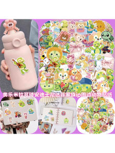 Disney Dufay Family Q Version Cartoon Stickers 50 Pcs Waterproof Decals for Skateboard Mobile Phone Case Water Cup And Journal