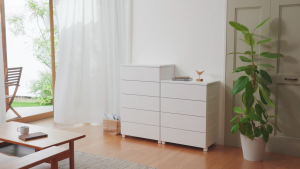 Tenma Lemari Pakaian Japan Quality Lemari Plastik 4&5 Susun Fits Chest Full Flat