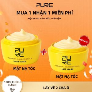 Mặt Nạ Tóc Gừng Hương Thảo PURC 2 Gói Làm Mượt Phục Hồi Tóc Hư Tổn Chống Xoăn Dưỡng Tóc Sâu Dùng Được Cho Cả Nam Và Nữ 50G Mỗi Gói