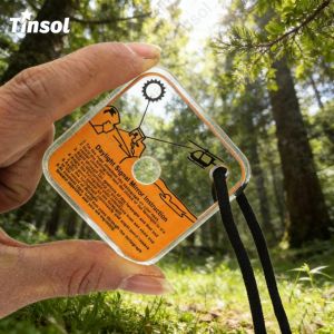 1PC Outdoor Survival Reflective Signal Mirror for Hiking Camping Emergency Practical Daylight Reflective Tool First Aid Supplies