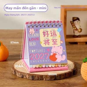 SANNIANERBAN | Lịch Bàn Mini Sáng Tạo Có Thể Tùy Chỉnh 2027