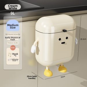 youqin | Wall-Mounted Kitchen Trash Can Large Capacity