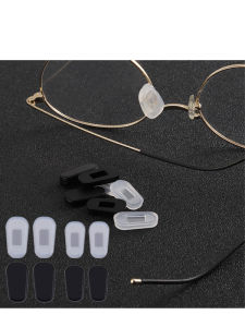 3 Pairs Glasses Accessories Nose Pad Silicone Non-Slip Nose Seat Cover in Nose Pad Glasses Glasses Pad Nose Anti-Indentation Nose Reduction