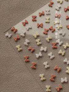 Japanese Style Nail Art Decorations White Heart Butterfly Knot Transparent Nail Accessories Beauty Tools from Mainland China