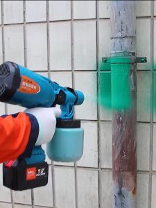 XUMTOM 48V Cordless Electric Paint Spray Gun 3500W 1000ml High Power Wireless Paint Sprayer Household mesin spray cat rumah 电动喷漆枪
