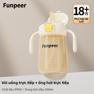 Funpeer | Bình Sippy Có Ống Hút Dành Cho Bé Từ 24 Tháng Tuổi Trở Lên