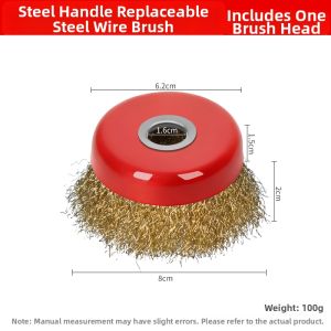 MYTEC | Rust Removal Floor Cleaning Steel Wire Brush