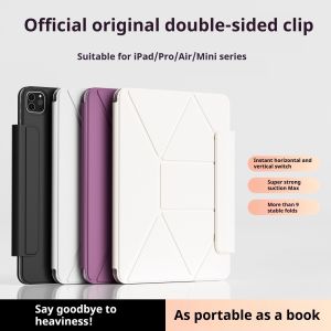 RBP for iPad 10/11th Magnetic Detachable CoveriPad Air 4/5th 10.9 Pro 11 12.9 13 M2 M3 mini 6/7th Increase Height Bracket Case