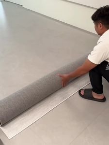 Honghe | Grey Waterproof Stain Resistant Italian Luxury Carpet Rug