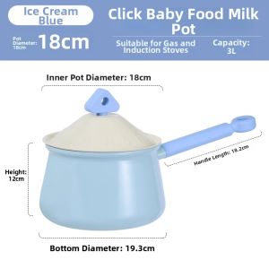 Jeetee | Fluorine-free Coating Non-stick Baby Milk Pot