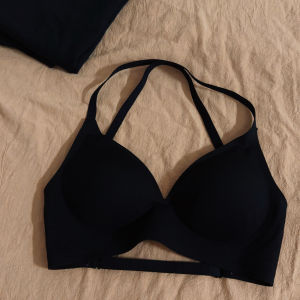 U-Shaped Backless Bra Womens Invisible Large Exposure Small Chest Appears Large Seamless Outer Expansion Type Summer Bra